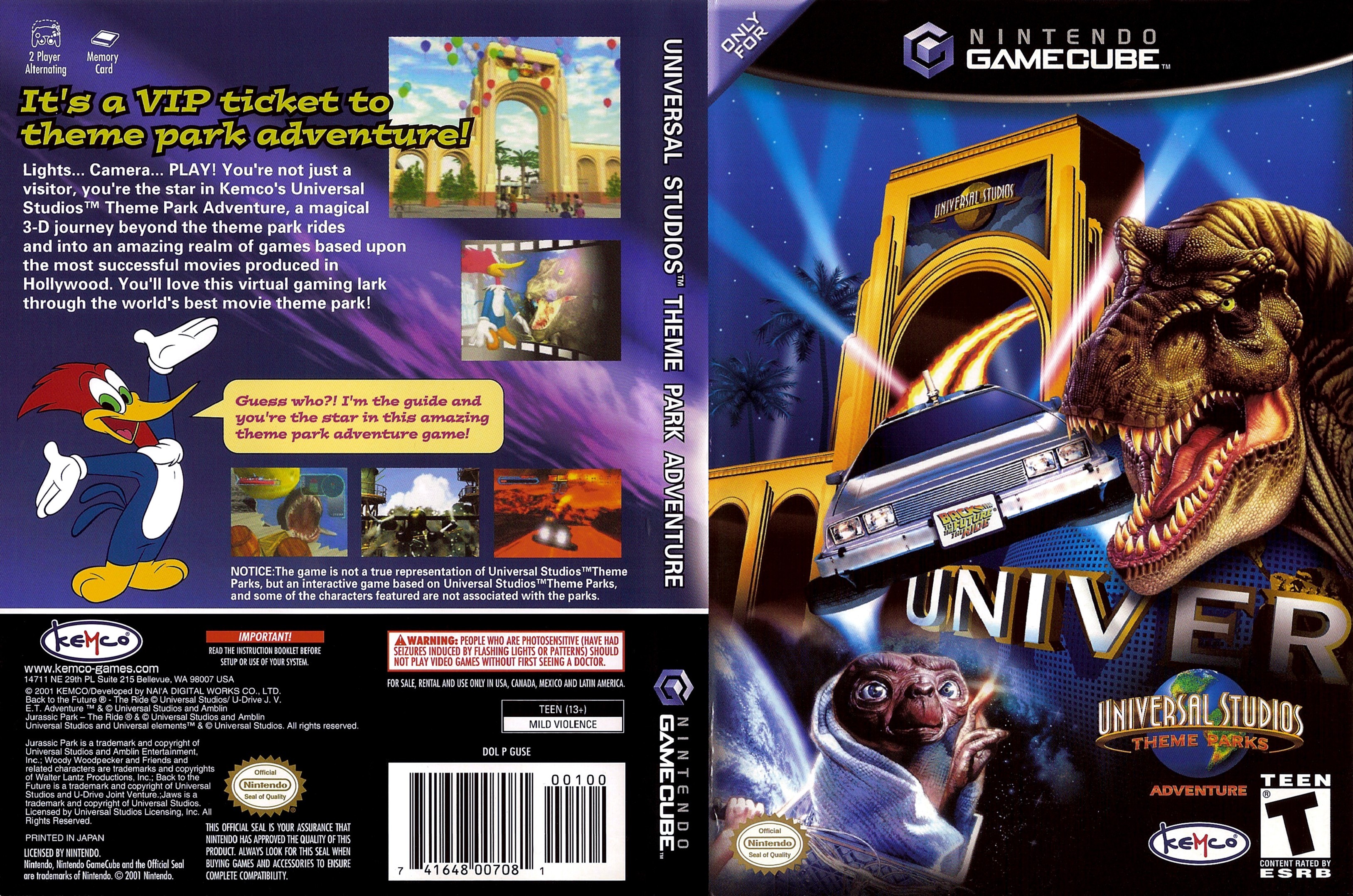 Universal Studios Theme Park Adventure (Europe) (En,Fr,De,Es) ISO